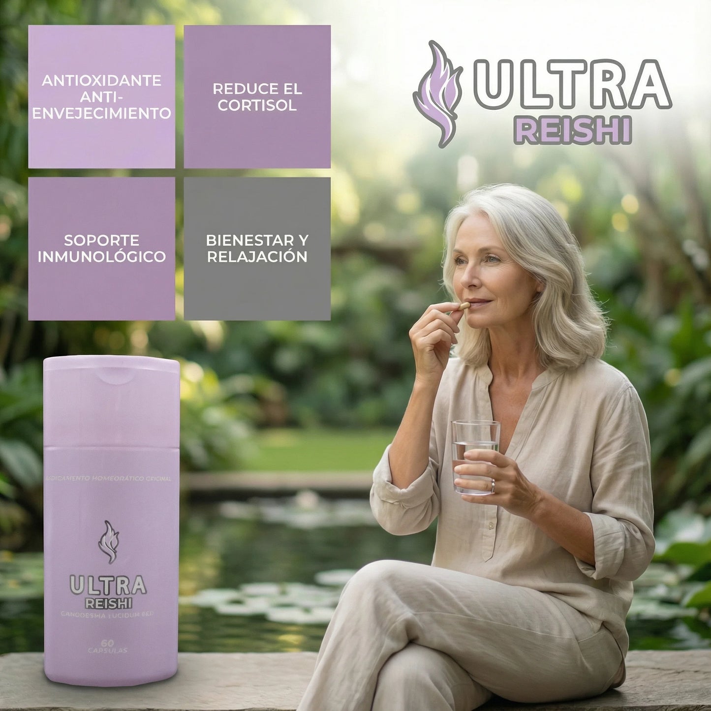 Reishi – Balance del cortisol y poder antioxidante