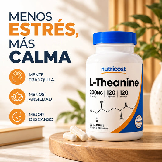 L-TEANINA - El aminoácido que calma tu mente y alivia el estrés