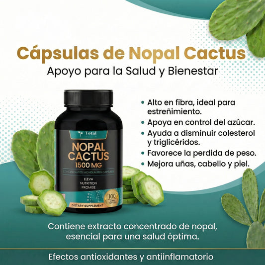 Nopal Balance - Azúcar, Colesterol y Antojos bajo control.
