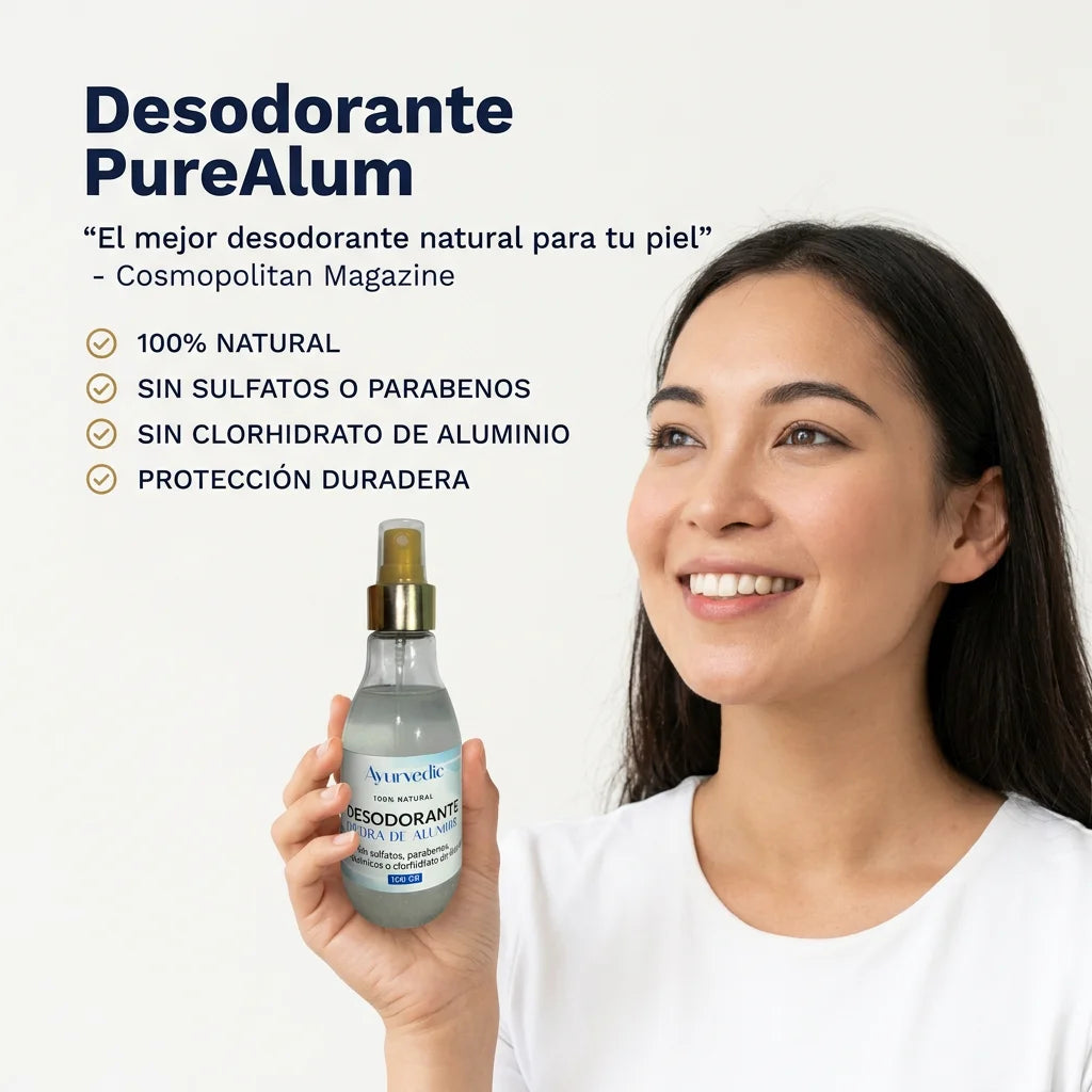 PureAlum - Desodorante De Piedra De Alumbre