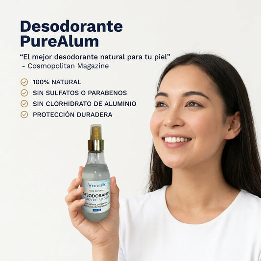 PureAlum - Desodorante De Piedra De Alumbre